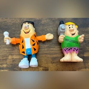 1992 Flintstones Director Fred Flintstone Barnie Rubble Figures